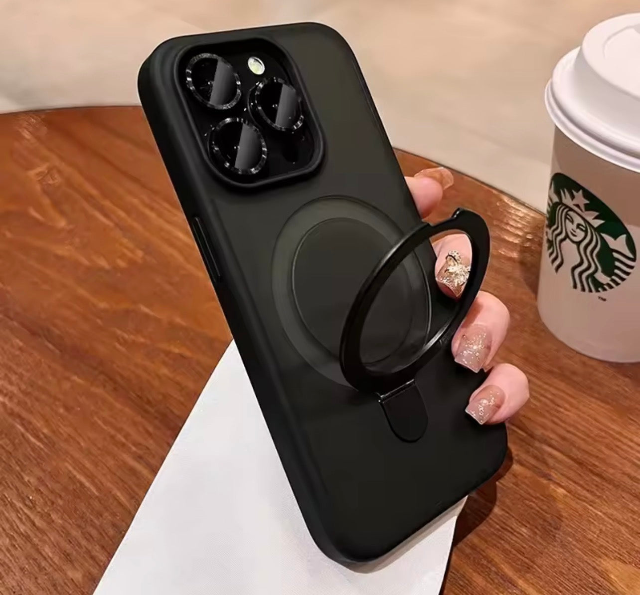 Coque magsafe avec lens de protection caméra